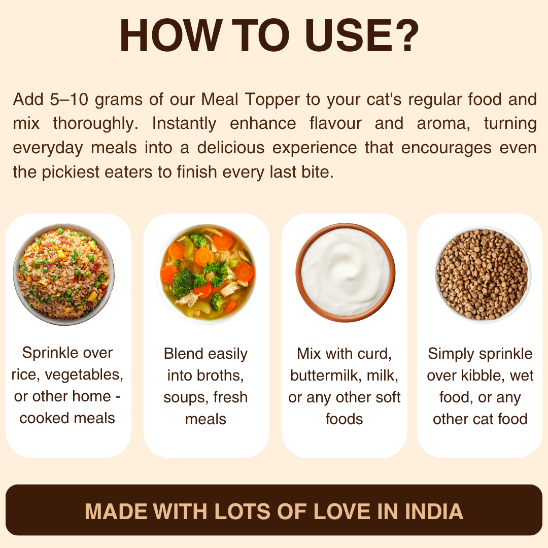 GOODNESS LOADED MEAL TOPPER FOR CATS - Chicken Liver and Fish | 100 g