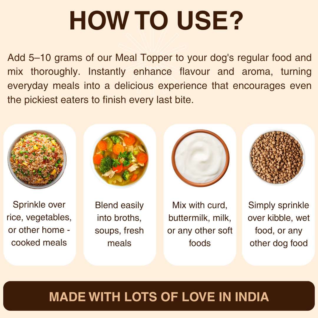 GOODNESS LOADED MEAL TOPPER FOR DOGS - Chicken Liver and Lamb Liver | 100 g