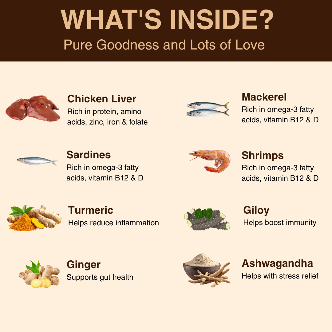 GOODNESS LOADED MEAL TOPPER FOR CATS - Chicken Liver and Fish | 100 g