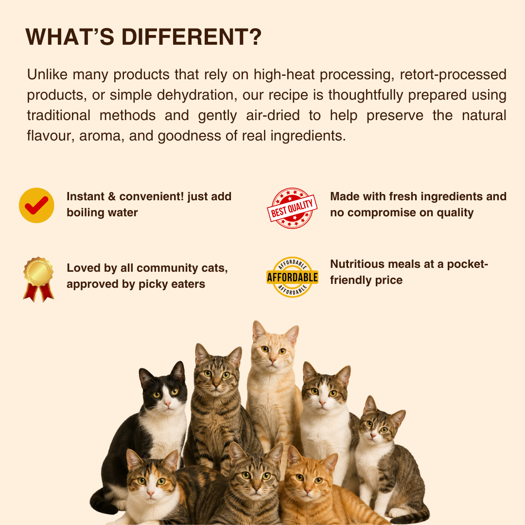 WHOLESOME GOODNESS MEALS FOR COMMUNITY CATS - Chicken and Fish