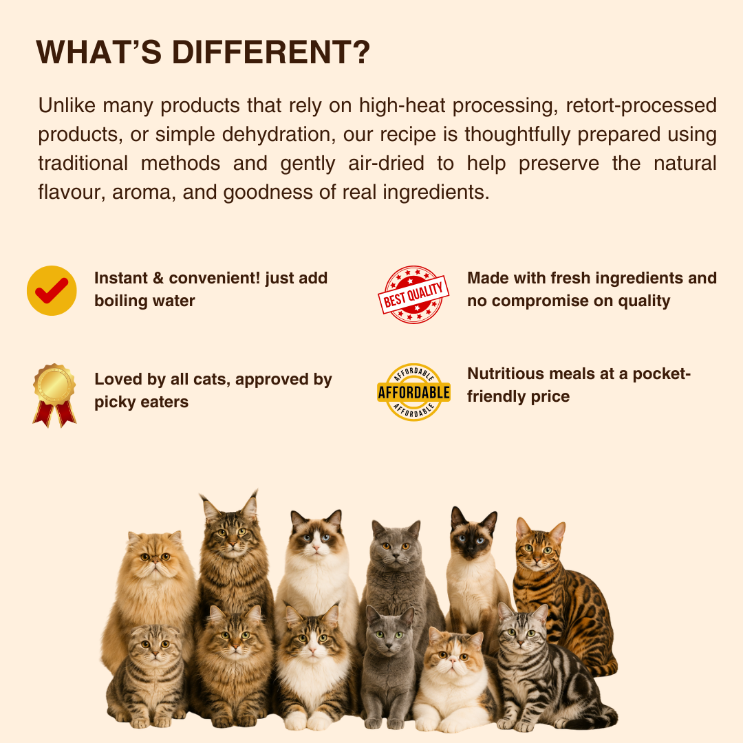 WHOLESOME GOODNESS MEALS FOR CATS - Chicken and Fish