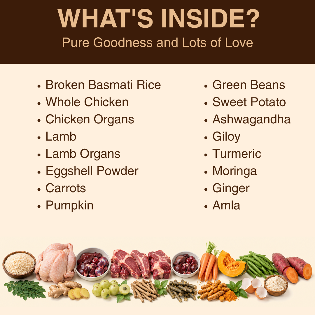 WHOLESOME GOODNESS MEALS FOR DOGS - Chicken and Lamb